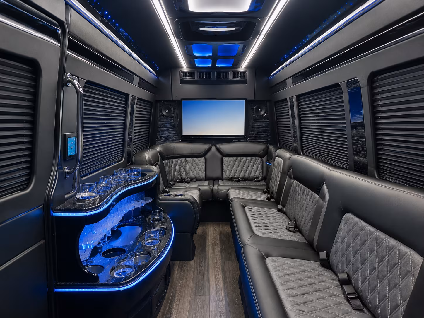 bus rental options for huntington beach trips