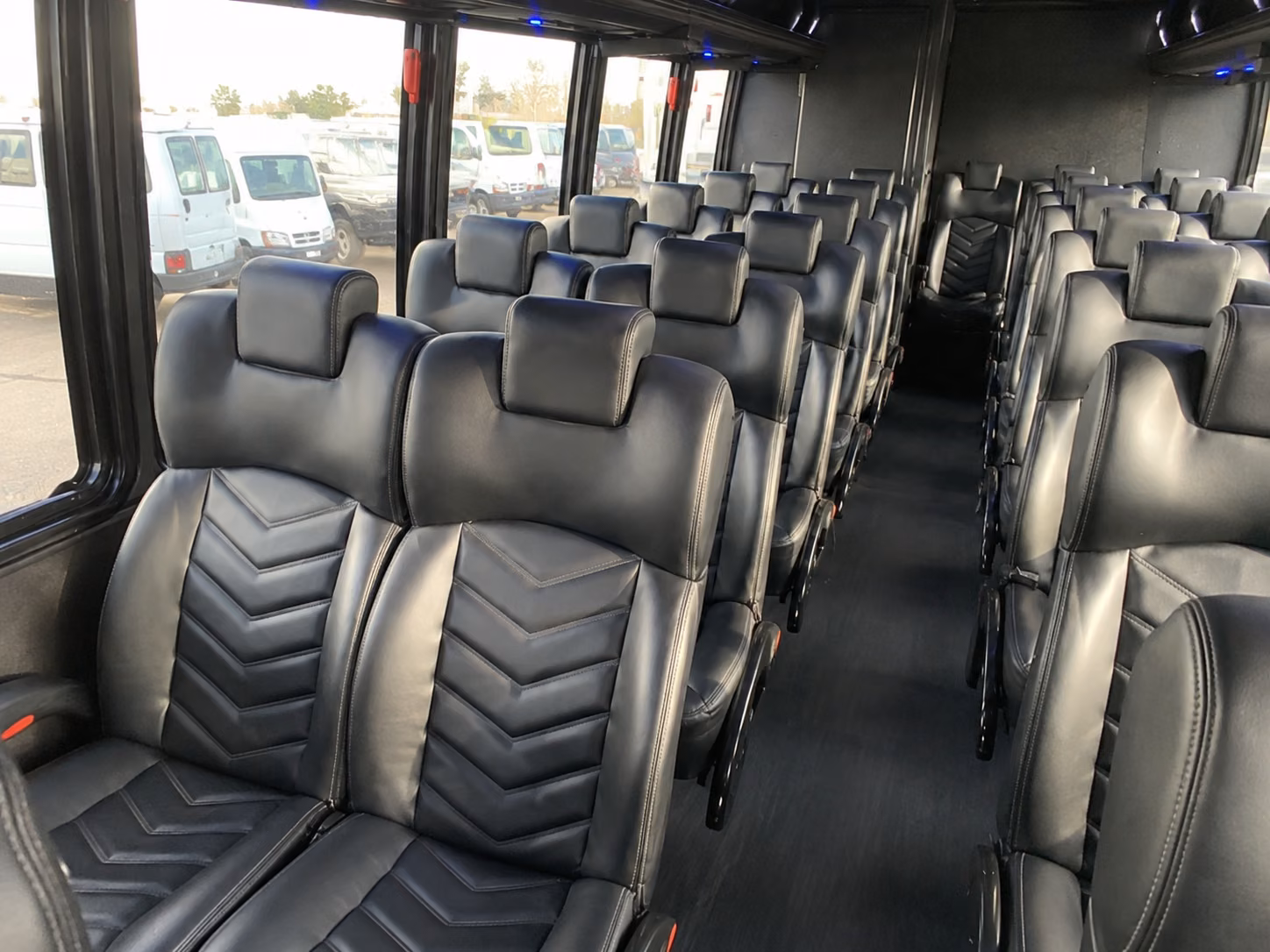 huntington beach wedding transportation onboard seating