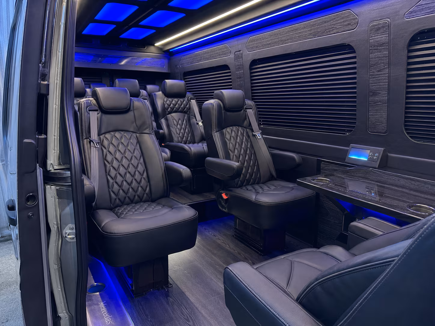 sprinter van transportation for groups and events across huntington beach